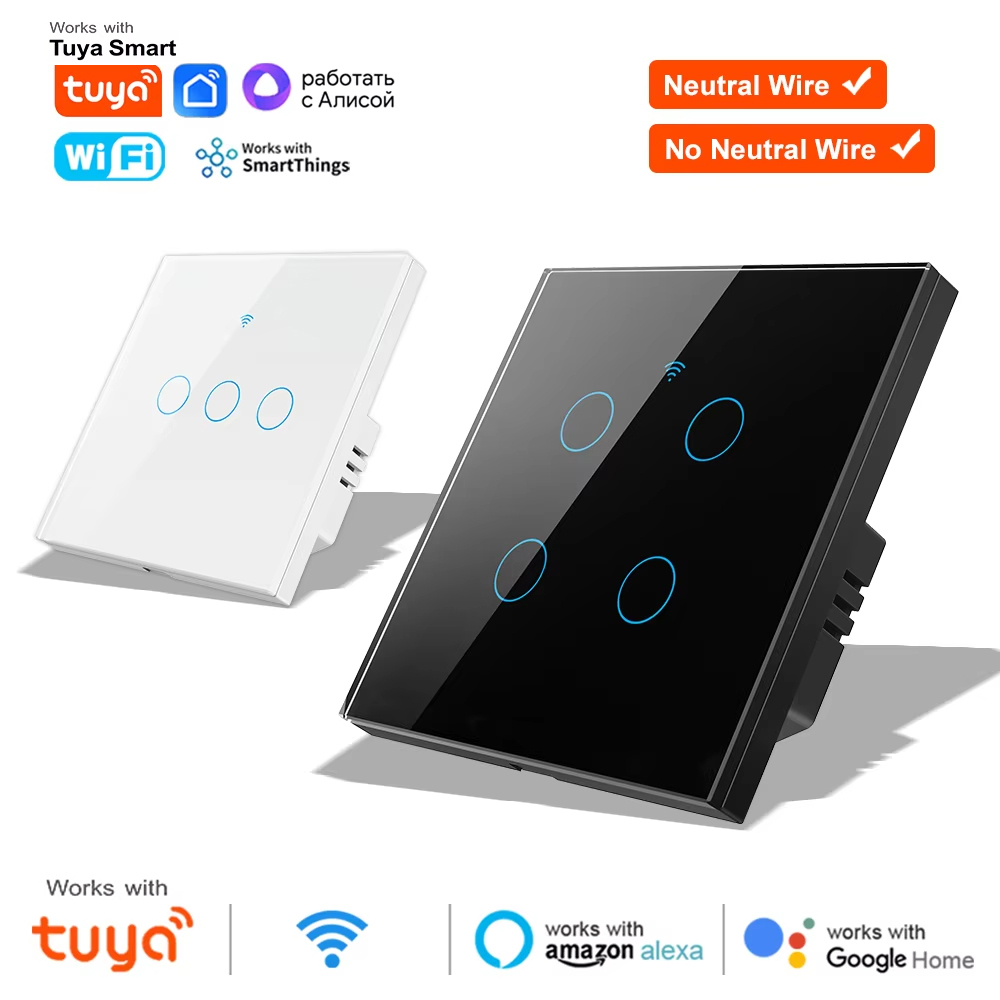 1 2 3 4 Gang WiFi RF 433mhz To - Smart Light Switch Wifi 评论和价格