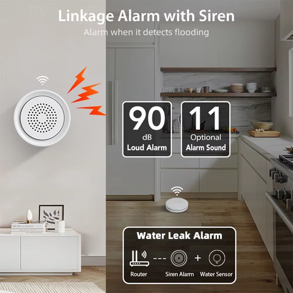 BTLIFE-Flood Detector With Sir - Smart Home Automation Kit 评论和价格