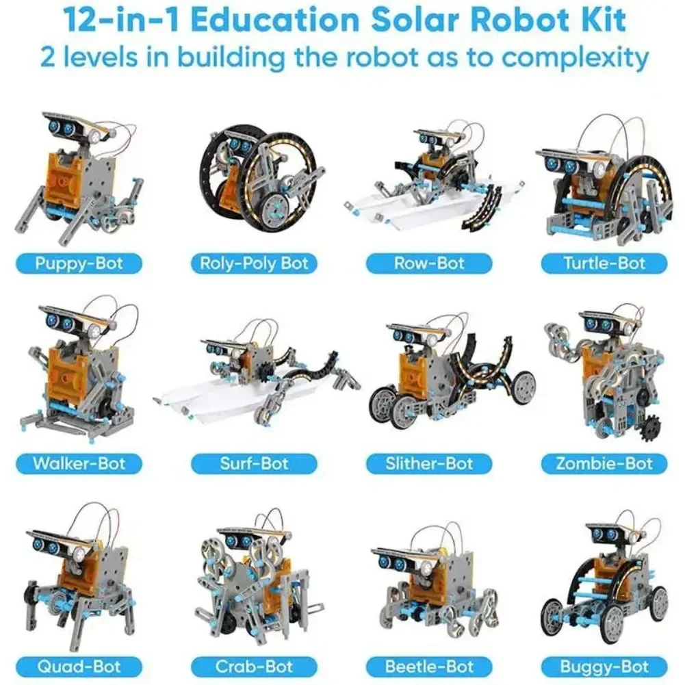13 in 1 Solar Powered Robot Sc - Electronics Project Kit 评论和价格