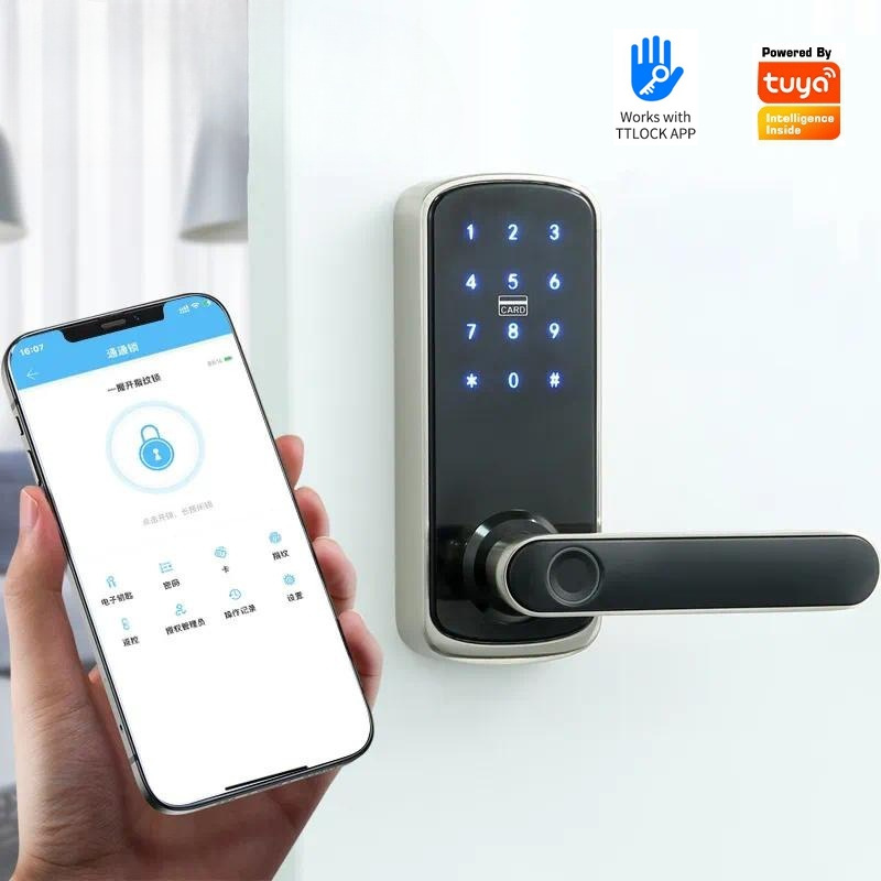 Tuya Wiif Password Fingerprint - Smart Door Lock Wifi 评论和价格